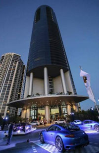 Porsche Design Tower – Miami, FL - 58 floors, 595 ft tall