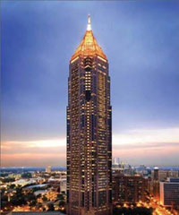 Bank of America Plaza – Atlanta, GA - 55 floors, 1040 ft tall